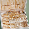 86pcs Easy Faux Pearls Love Butterfly Stars Moon Necklace Bracelet Ring Earrings Jewelry Set Women'S Autumn And Winter Daily Match Attend Party Holiday Dating Holiday Gift (No Box)