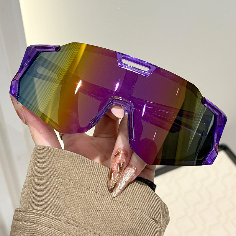 Set of 8 New Stylish Oversized Glasses for Outdoor Sports, Suitable for Both Men And Women, Perfect for Parties And Photos