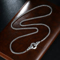 S925 Silver Necklace, Suitable for Both Men And Women. It Is Designed in a Vintage Style And Is Suitable for Daily Wear. It Can Also Be Given As a Gift.