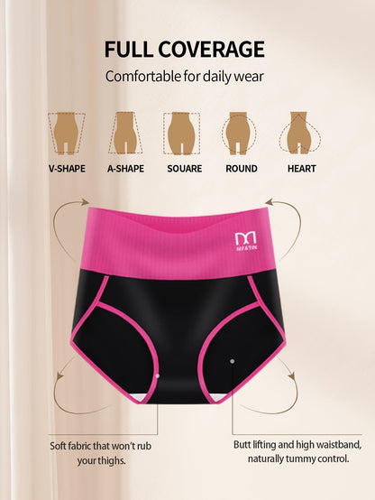 5-Pack Women's High-Waist Shapewear Briefs - Firm Tummy-Control Smoothing – Sizes S–XXL – view 4