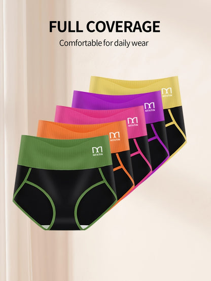5-Pack Women's High-Waist Shapewear Briefs - Firm Tummy-Control Smoothing – Sizes S–XXL – view 6