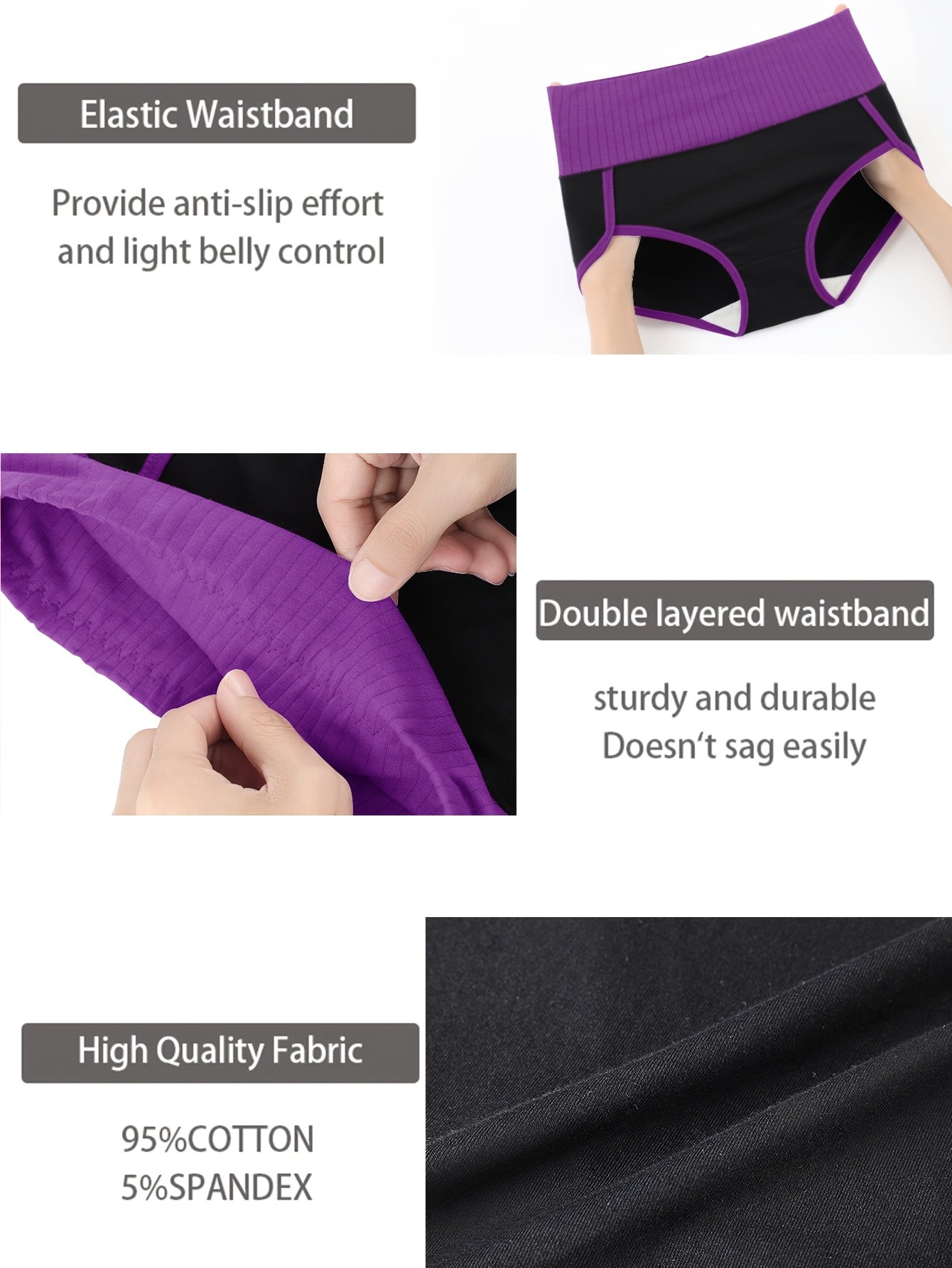 5-Pack Women's High-Waist Shapewear Briefs - Firm Tummy-Control Smoothing – Sizes S–XXL – view 7