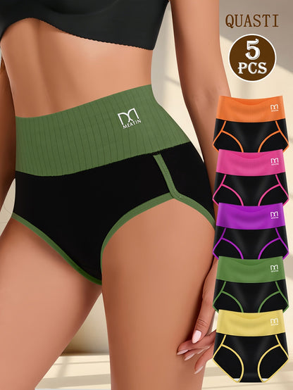 5-Pack Women's High-Waist Shapewear Briefs - Firm Tummy-Control Smoothing – Sizes S–XXL – view 10