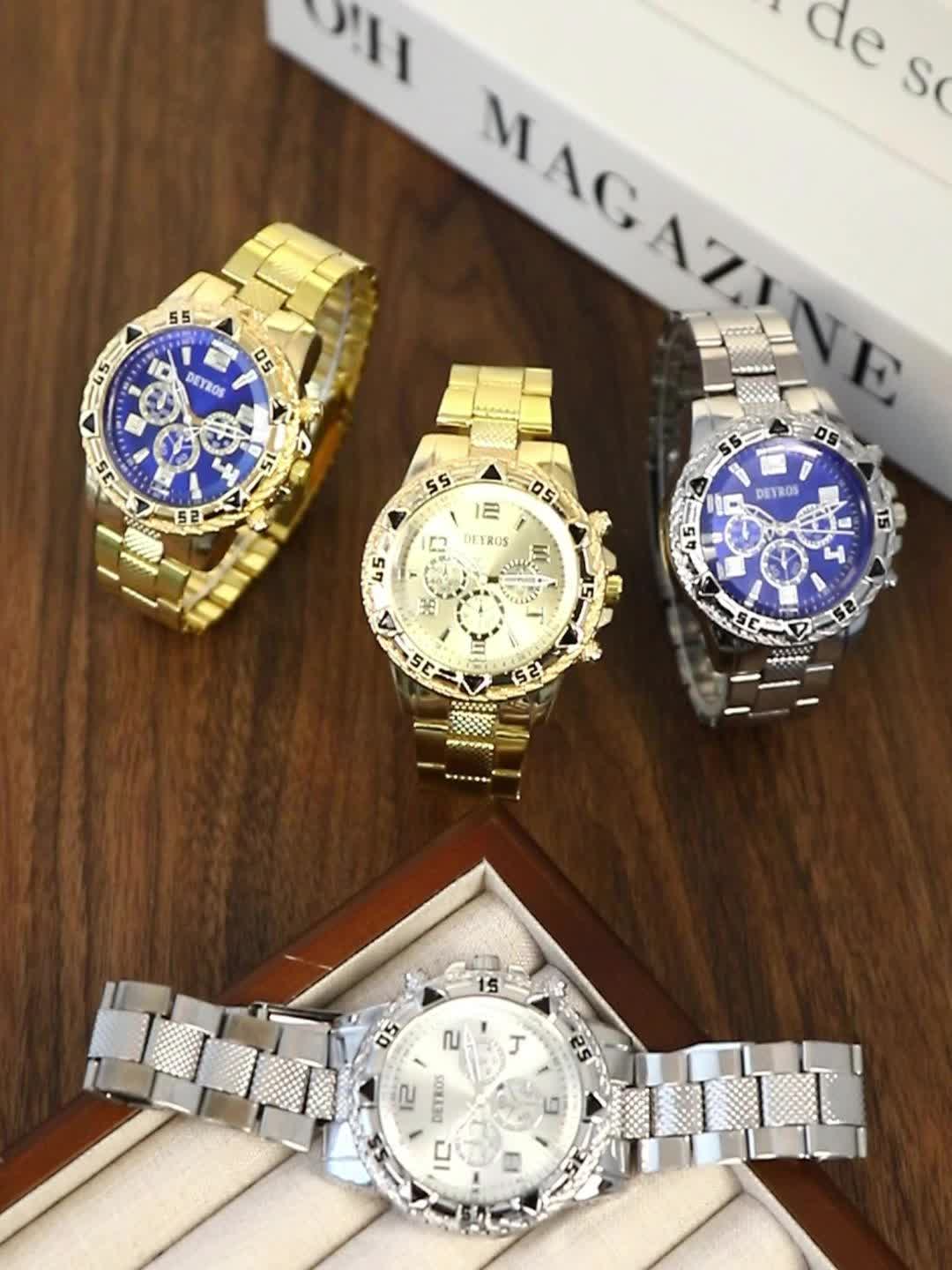 Men's Watch Set 10pcs Casual Analog Quartz Watches Alloy Faux Leather Multiple Colors Date Display Ideal Gift for Men Christmas Valentine Father's Day Reloj