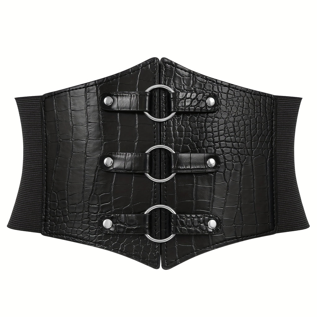 SUOSDEY Multi-Pack Brown Black Red White Coffee Corset Belt for Women Halloween Christmas Costume