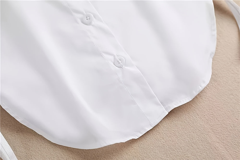 4 Fake Collar Removable Half Shirt Fake Collar Solid Color Shirt Women Love Breathable And Comfortable