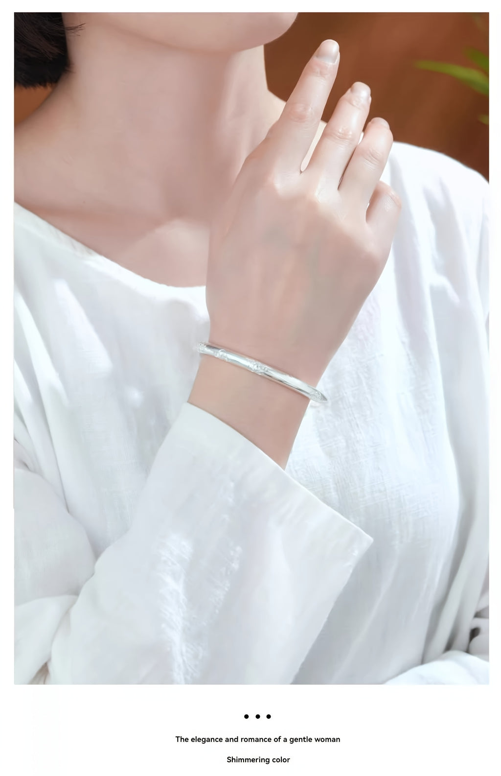 Simple Tribal Style S999 Sterling Silver Bracelet, Suitable For Women'S Daily Wear & Gift Giving, Ideal For Mother'S Day, Appropriate For All Seasons