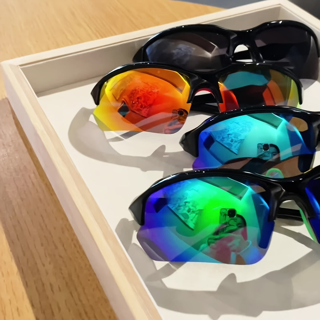 8/ 12pcs YUKY Men'S Fashion Fitness UV Protective Dream True Color Coating Daily Leisure Home Driving And Other Scenes