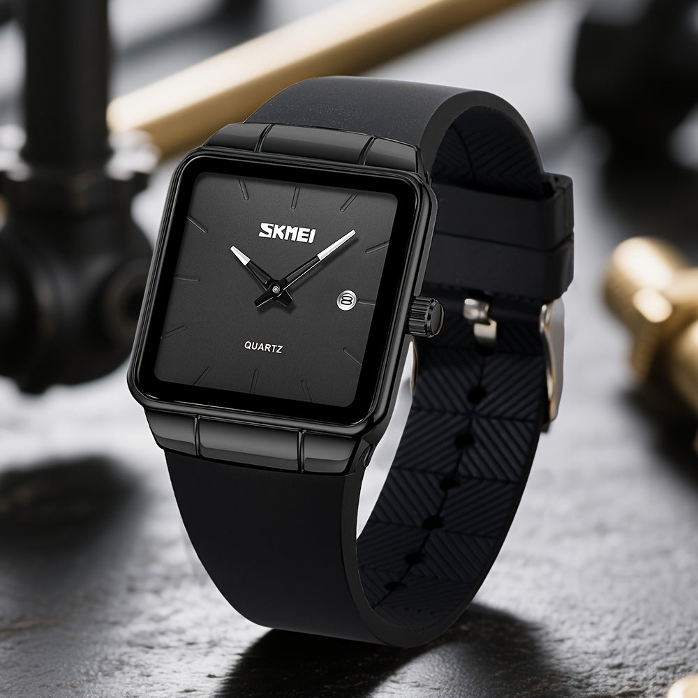 The SKMEI Ladies' Quartz Watch Is Chic, Fashionable, And Sophisticated, Featuring a Sleek And Elegant Square Design with Quartz Movement. It'S Easy, Minimalist, And Subtle, Making It Ideal for Daily Use