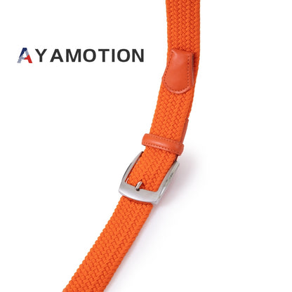 Ratchet Belt for Men & Women - Stretch Woven Elastic Braided, Auto Buckle, 32 Adjustments, Sizes S-XL, 5 Colors, Golf Wedding School Gift