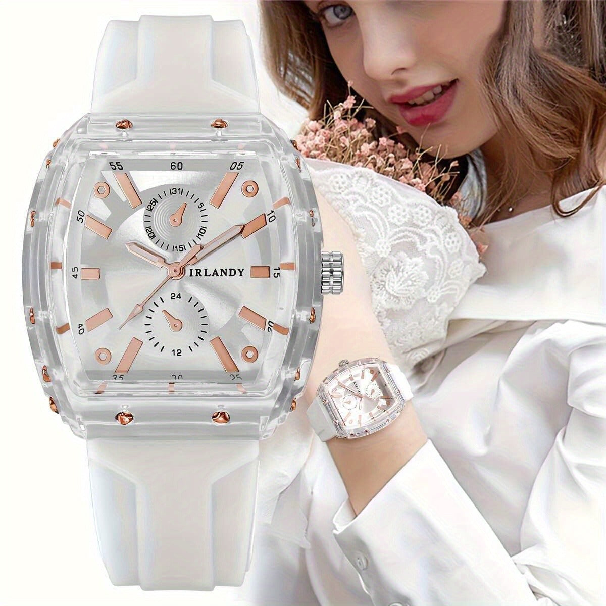Set of 5 Fashion Men's Quartz Watches | Casual, Sports, Minimalist Style with Alloy Case and Silica Gel Strap Watches for Men, Non-rechargeable Button Battery Suitable for Daily Wear Ideal Choice for Gifts Wrist Watch Reloj Para Hombre.