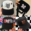 5-Pack Sports-Inspired Bow Patches, Assorted Rugby, Football & Baseball Embroidered Appliques, Iron-On/Sew-On Fabric Decorations for DIY Clothing, Hats & Bags, Casual Style, Washable & Dry Clean Safe