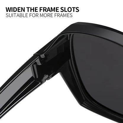 Fit Over Glasses 2-Pack — Large Retro Frames That Wear Over Prescription Eyewear, Unisex Sunglasses for Driving, Parties & Daily Use, Leopard & Black