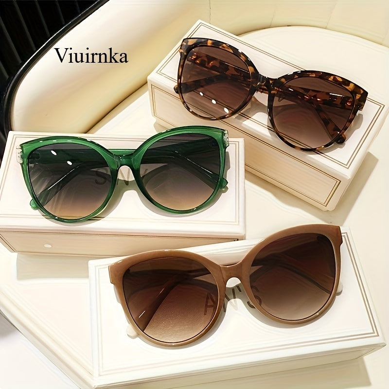 Summer Must Haves, Luxury Cat Eye Fashion Glasses for Women And Men, Oversized Fashion Shades Perfect for Beach, Vacation, Travel And Cruise, Trendy Y2K Style Accessory for Daily Wear, Street Photography And Holiday Gifts, Lightweight And Protective