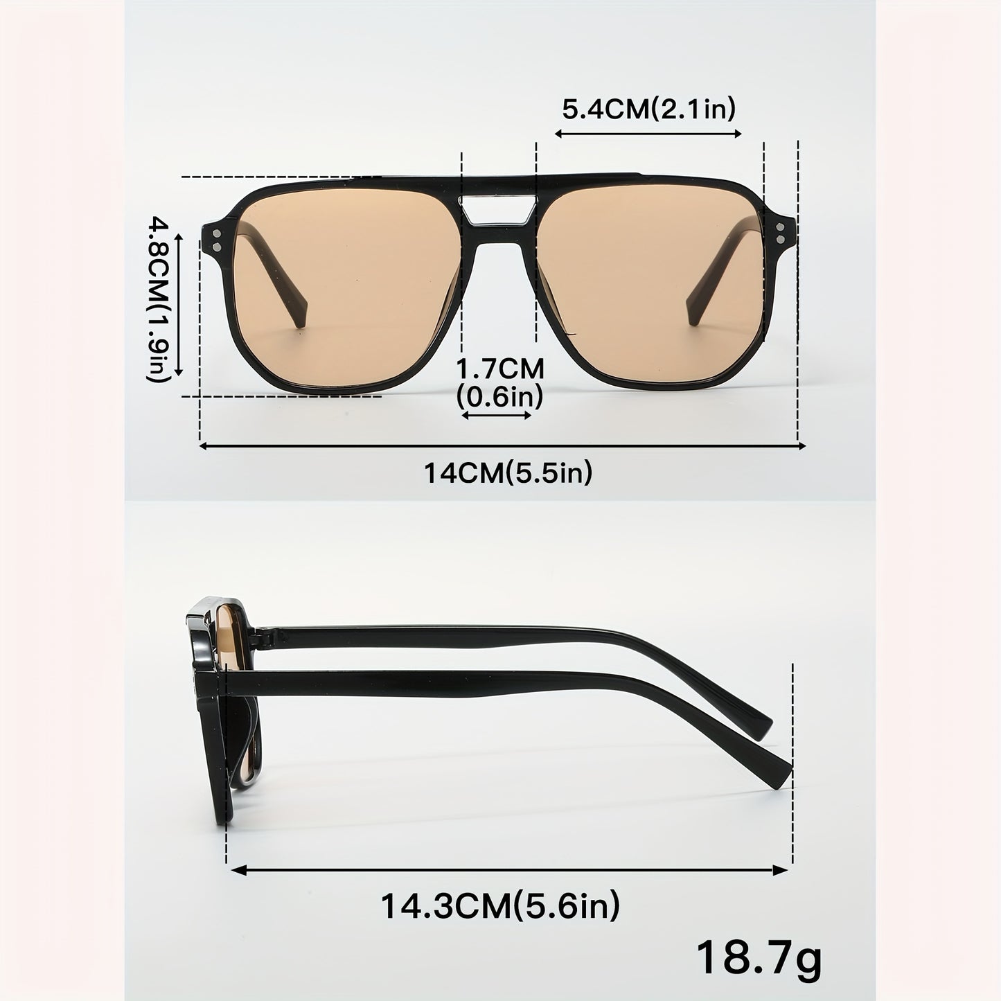 Pilot Sunglasses 5 Pack Men Women Large Square PC Frame Multicolor Lenses Fashion Casual Glasses Bulk Set for Daily Wear Office Outdoor Travel Party