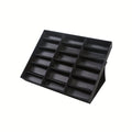 18 Grids Eyeglass Display Box Showcase Organizer Velvet Eyeglasses Collector Showcase Organizer Jewelry Tray Stand