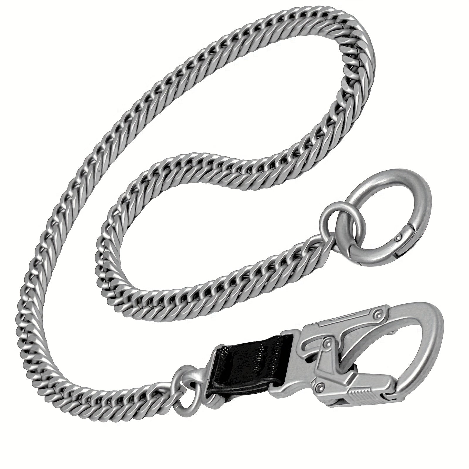 Ahiller Business Style Wallet Chain, Hip Hop Style Keychain - Dual Lock Security Design, Outdoor Camping, Traveling Accessory for Motorcycle/Daily Use with Scratch Resistant Coating, Men's EDC Carrying Gear Chain, Perfect Gift for Boyfriends And Dads, Dai