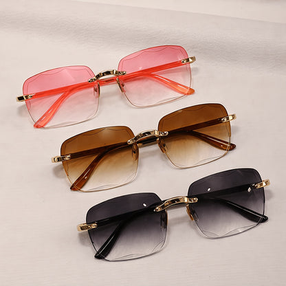Photochromic Glasses 3 Pack Frameless Square Auto-Tinting Lenses Scratch Resistant Men Women Driving Work Indoor Outdoor Fashion Eyewear Daily Use
