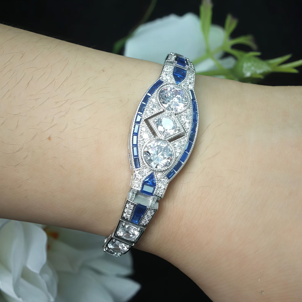 [Mother's Day Gifts] Bracelet for Women Men, 925 Sterling Silver Bracelet, Bohemia Style, Elegant Fashionable Accessories for Proposal Engagement Wedding, Perfect New Year Birthday Anniversary Mother's Day Gifts for Mom Women Men, Total Weight Of The Prod