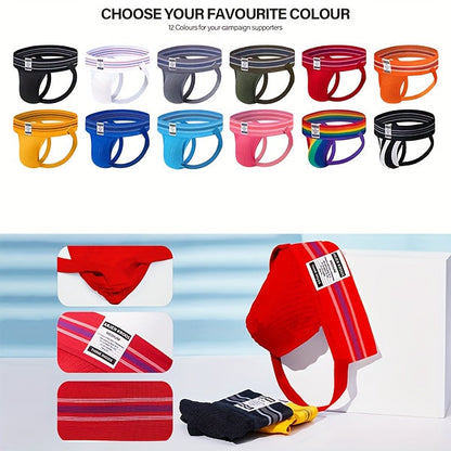 6-Pack Men's Athletic Jockstraps - Breathable Gym Support Pouch – 3-Color Selection – view 8