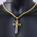 Classic Hip Hop Cross Necklace: A Accessory, Great for Birthday Celebrations & Easter Presents - Comes with a Gift Box for Convenient Gifting, Suitable for Both Men And Women