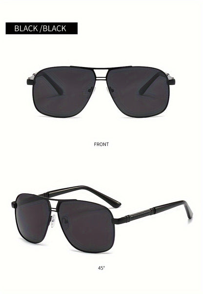 Full Rim Sunglasses Men Women Oversized 139mm+ Frame – TAC Gradient Lens UV Protection, Bold Fashion Eyewear for Formal Everyday Street Style, 4 Colors Red Black Gold Silver