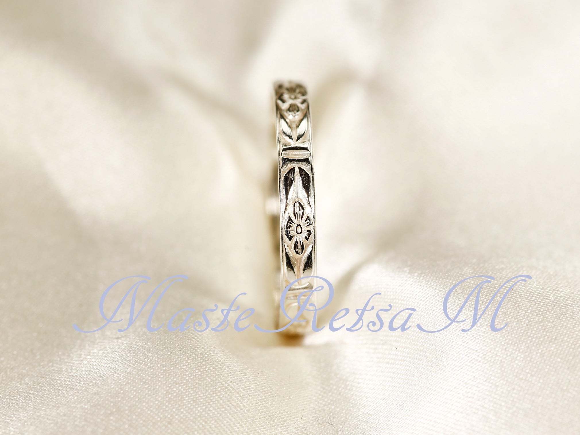 2124 MASTERETSAM 925 Sterling Silver Pattern Ring, Ring for Women, Ring for Men, Handmade Ring