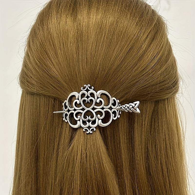 7pcs Of Vintage Viking Tree Of Life Hair Clips, Viking Hair Clips, Celtic Hair Clips, Slide Rails, Accessories, Jewelry Gifts