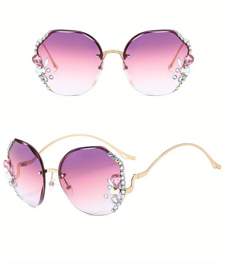 VIUIRNKA Women'S with Case - Premium Diamond-Accented Fashion Design, Durable for Daily Wear, Parties, Summer Essential, And Christmas Valentine Gift