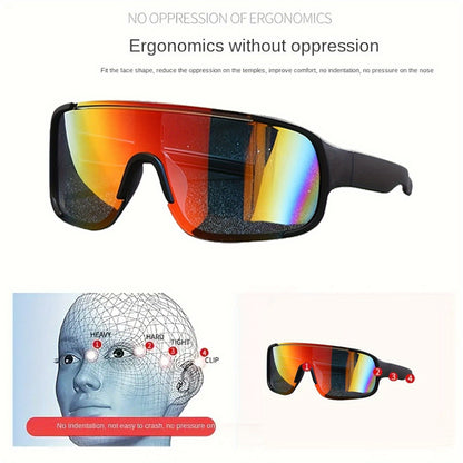 Sports Sunglasses Bulk Set 6 or 12 Pairs - UV Protection Anti-Glare HD Lens Lightweight PC Frame Men Women Outdoor Driving Cycling