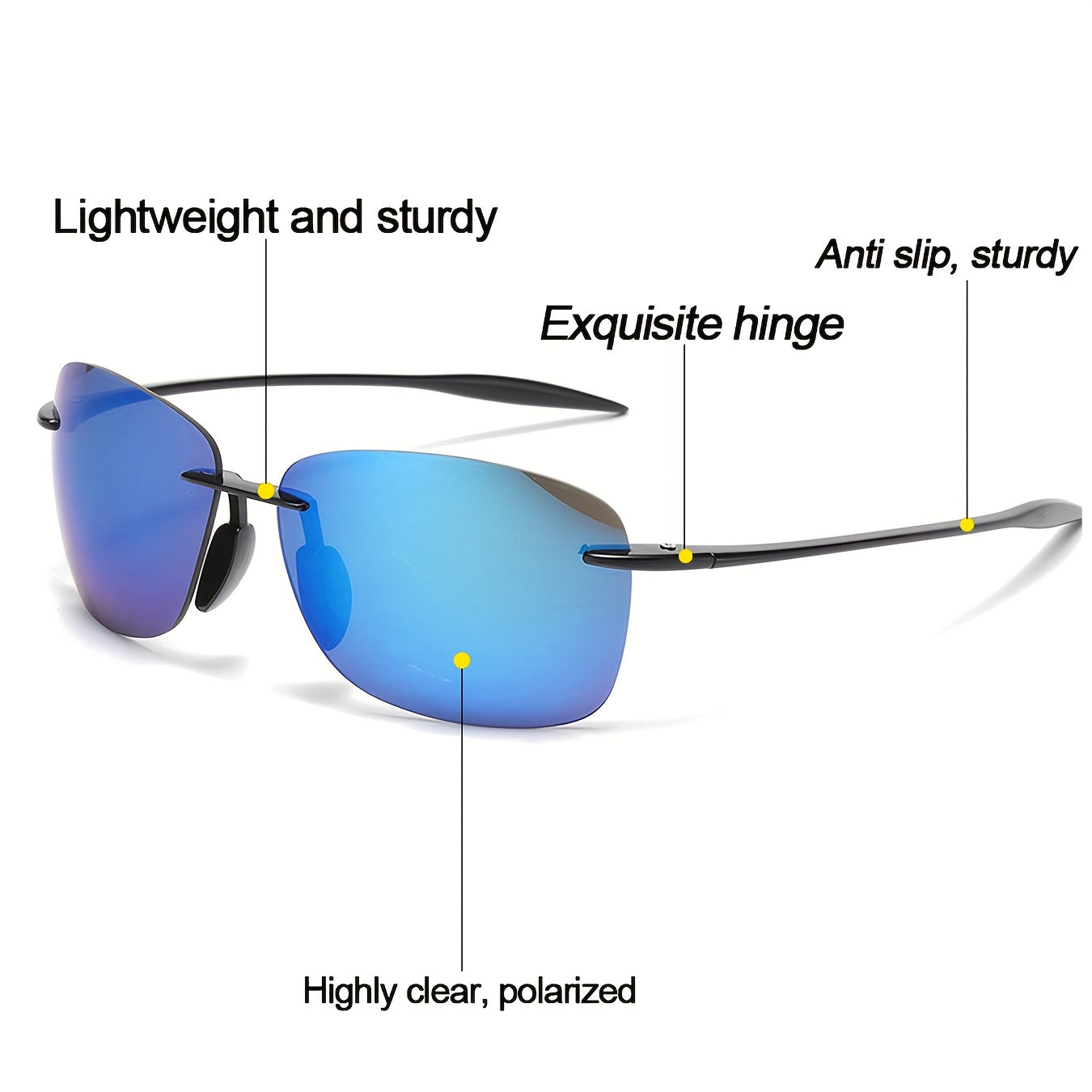 Polarized Sunglasses for Men – 3 or 6 Pack, UV400 Protection, Anti-Glare HD Lenses, Ultra-Light PC Frame, Scratch-Resistant Driving & Outdoor Eyewear, Bulk Value Gift Set