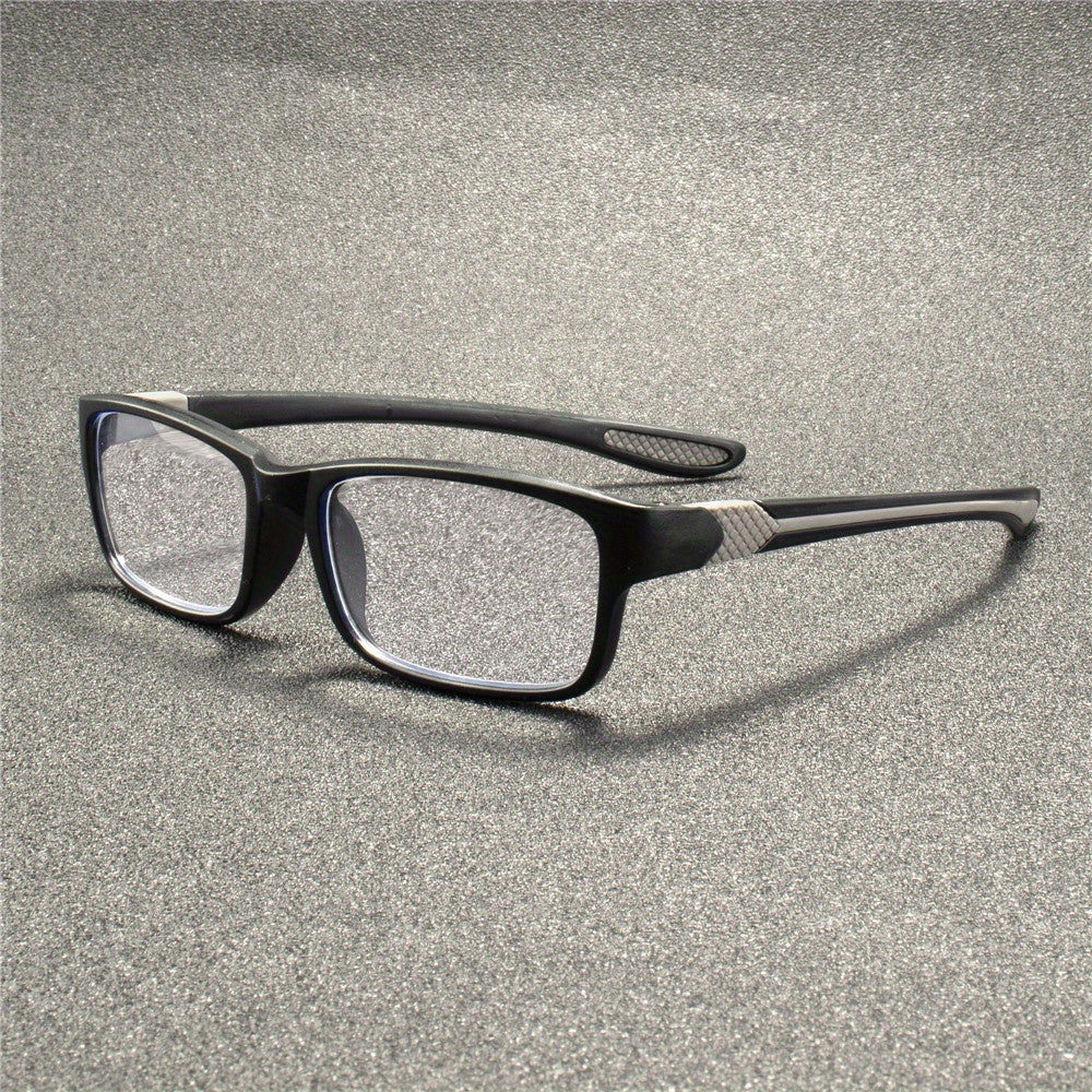 4pcs Fashion Sports Reading Glasses Rectangular Reading Glasses Full Frame Reading Glasses