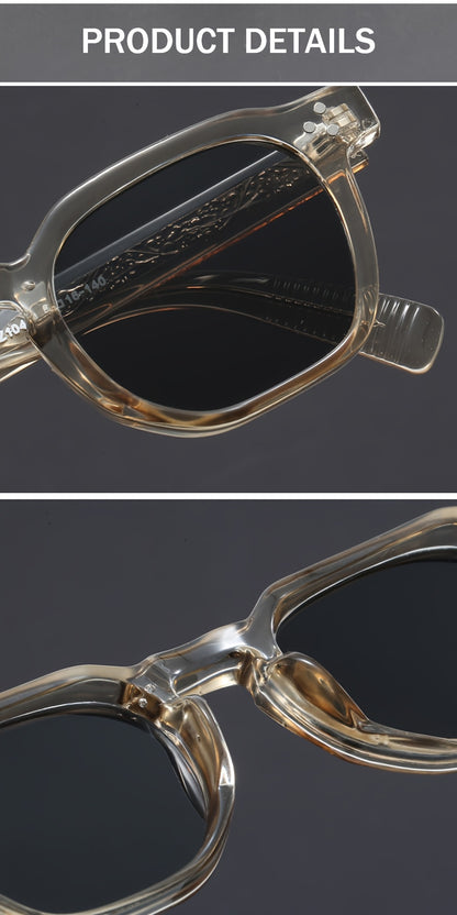 Fashion Sunglasses Polygonal Full Frame – Bohemian Style AC Lens Eyewear for Men & Women, Trendy Geometric Shades for Photography, Parties & Casual Wear, Ideal Gift, 6 Colors