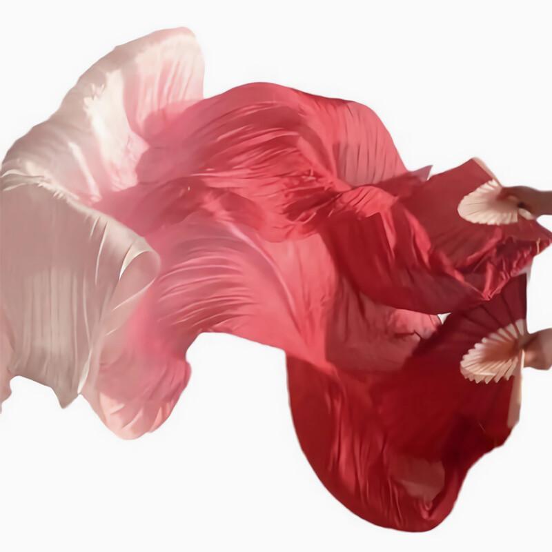 2pcs Folding Dance Fans | Party Carnival Supporting Performance Hand Fans Summer Women'S Folding Fans - 4 Colors to Choose from