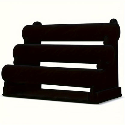 Jewelry Stand 3-Tier Desktop Display Rack for Watches, Bracelets & Bangles — Stylish Home Decor Organizer & Holiday Gift