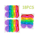 Lightweight Fashionable Lensless Shutter Shade Glasses Frames Decorative Party Eyewear for Costume Ball Party Gathering