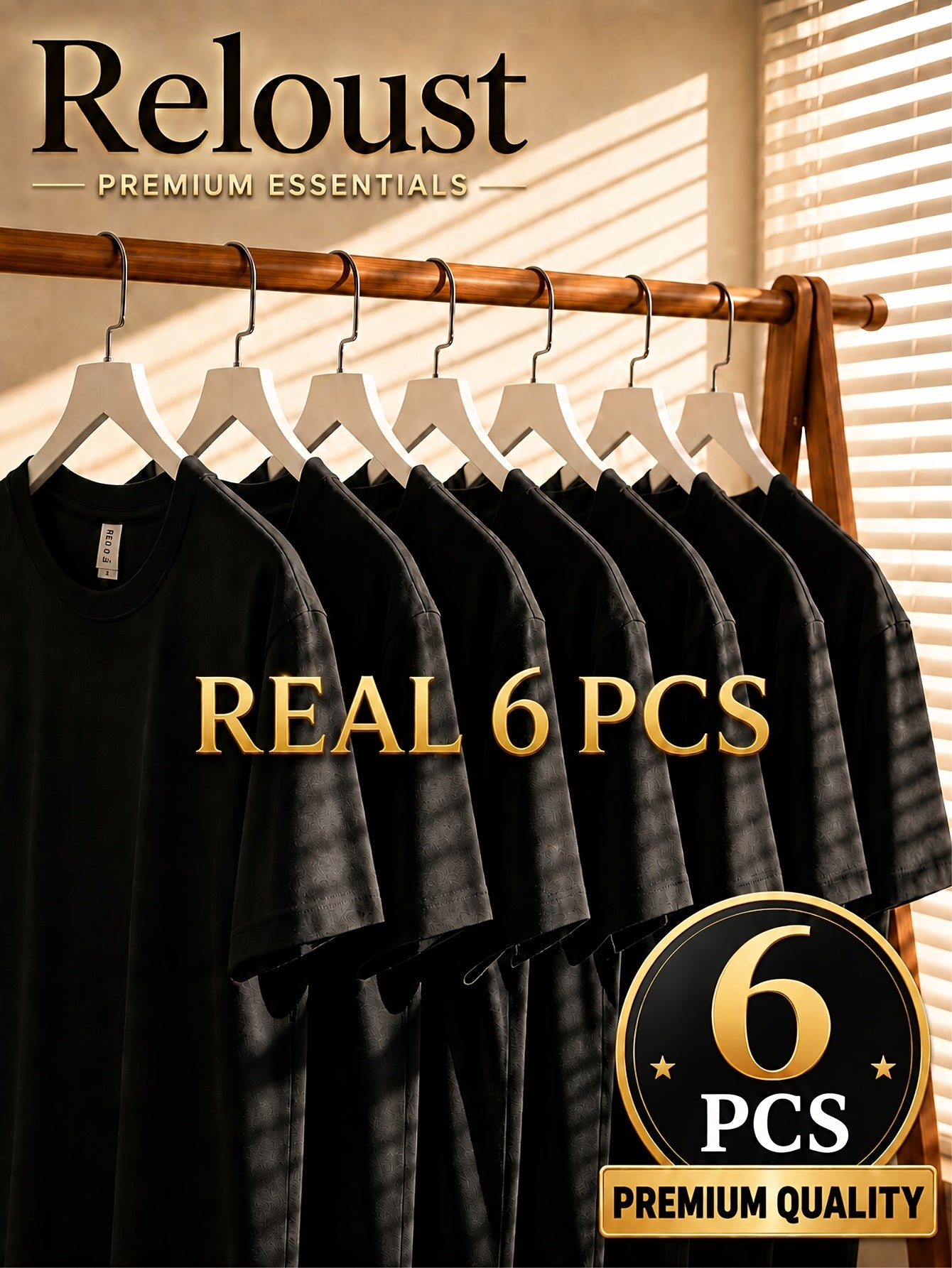 6pcs Men'S Moisture Wicking T Shirts Quick Dry Short Sleeve Athletic Tees Loose – view 2