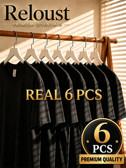 6pcs Men'S Moisture Wicking T Shirts Quick Dry Short Sleeve Athletic Tees Loose – view 2