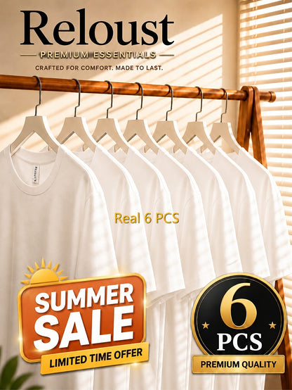 6pcs Men'S Moisture Wicking T Shirts Quick Dry Short Sleeve Athletic Tees Loose – view 8