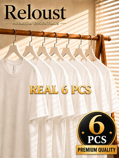 6pcs Men'S Moisture Wicking T Shirts Quick Dry Short Sleeve Athletic Tees Loose – view 12