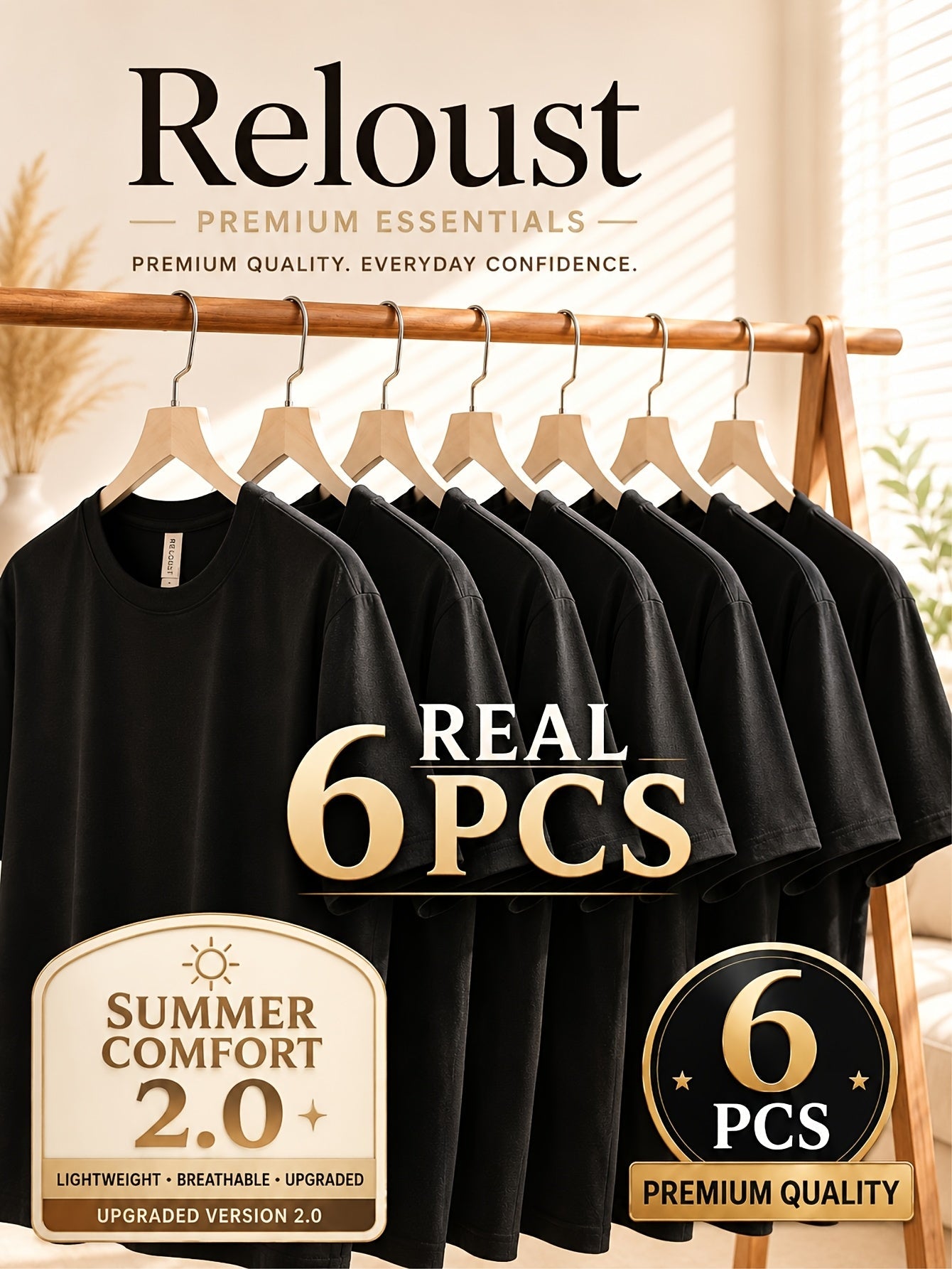 6pcs Men'S Moisture Wicking T Shirts Quick Dry Short Sleeve Athletic Tees Loose – view 16