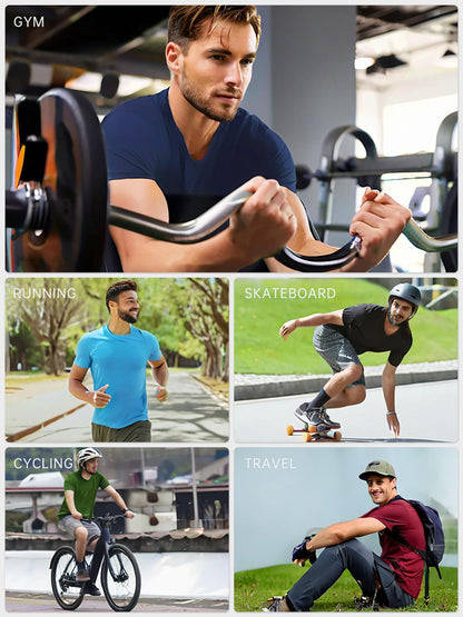 6pcs Men's Moisture Wicking T Shirts Short Sleeved Crew Neck Design Lightweight – view 3