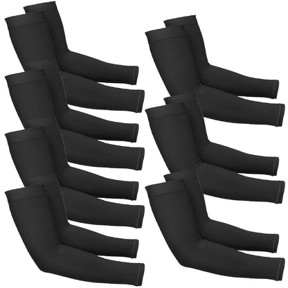 7-Pair Cooling Arm Sleeves - Stretch Knit Multi-Color Set – view 3