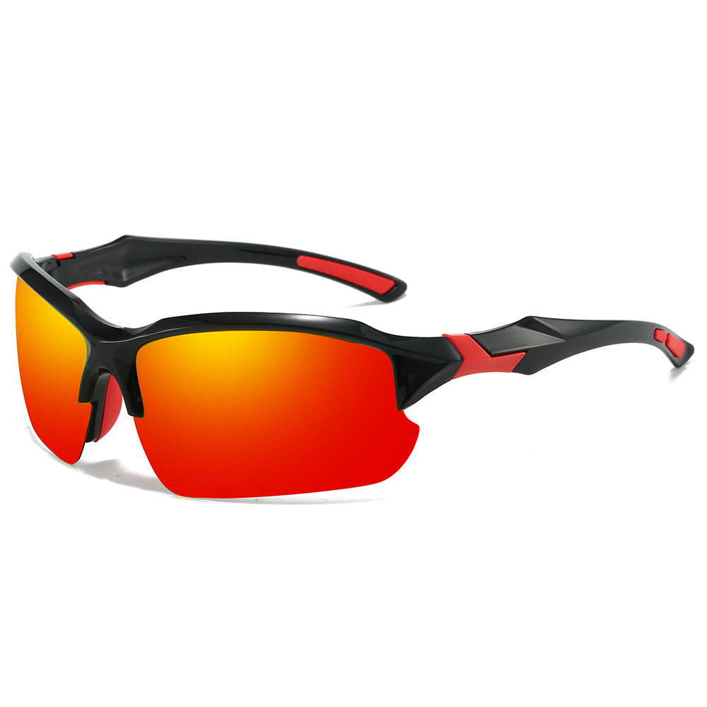 Sport Sunglasses Polarized Half Frame Lightweight UV Protection for Men Women – Skiing Driving Running Fishing Cycling Outdoor, Available in 3-Pack or 10-Pack Bulk Set