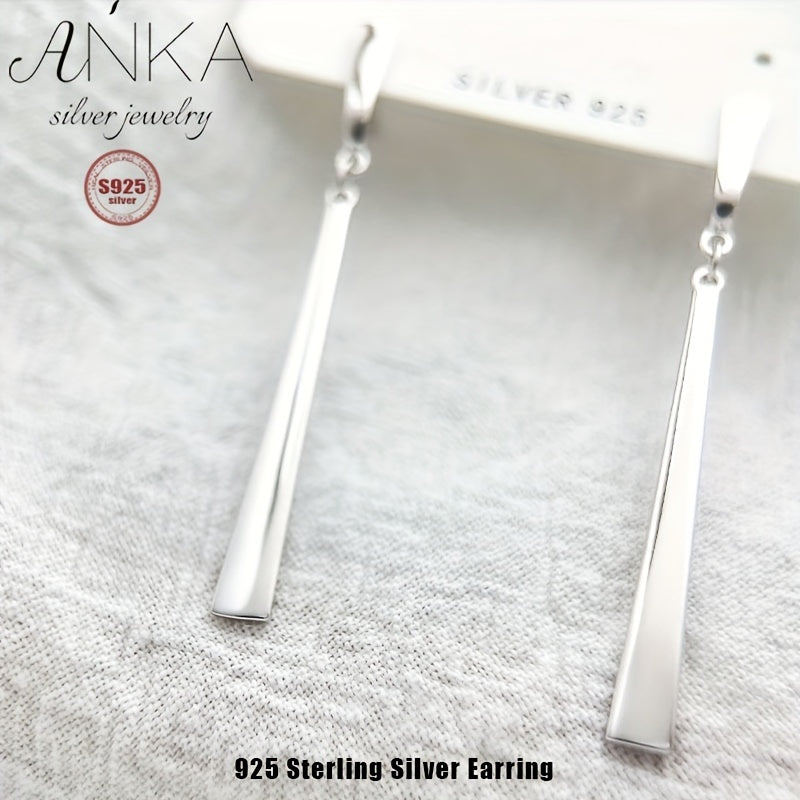 [Sterling Silver Earrings] 925 Sterling Silver OL Style Earrings - Women's Simple S925 Earrings