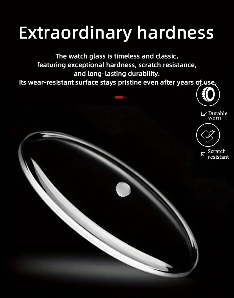 Men's Luxury Watch Movement with Luminous Hands & Date Display - Stainless Steel Case & Band Elegant Watch Suitable for Business, Professional, Casual Attire - Ideal Gift for Men