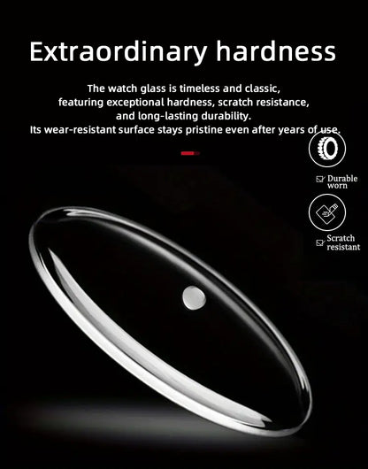 Men's Dress Watch Stainless Steel Analog Luminous Hands Date Display - Classic Elegant Business Formal Wristwatch for Men, Minimalist Design Timepiece Gift