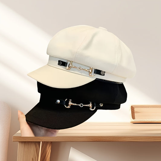 2pcs Adjustable Vintage Beret Hat - with Exquisite Craftsmanship, Fashionable Embossed Beret Style, Classic Embossed Design, Hand Washable, Suitable for Parties,, Birthday, Chrimstas, Mother'day, Thanksgiven Day, Adjustable Vintage Beret Hat