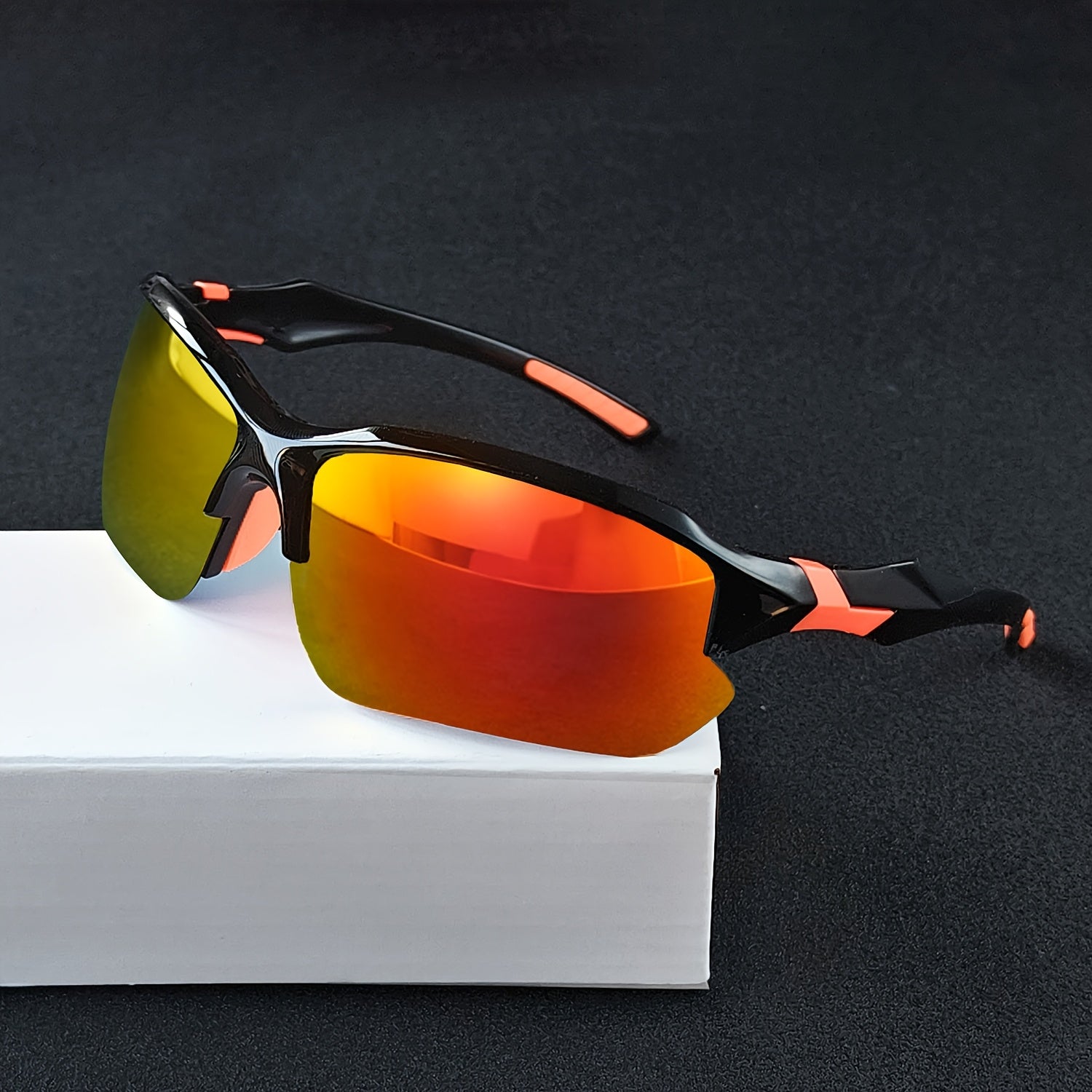 7 Pairs of Stylish And Handsome Square Frame Glasses, Trendy Style