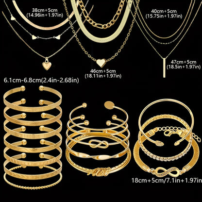 Boho Jewelry Set 37 47 50 71 87 Pieces Earrings Necklaces Rings Bangles Stackable Bohemian Accessories for Daily Festival Wear Women